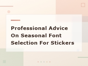 Professional Seasonal Font Pairing Advice for Sticker Designs